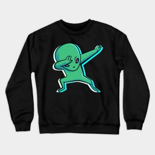 Alien icon funny Crewneck Sweatshirt